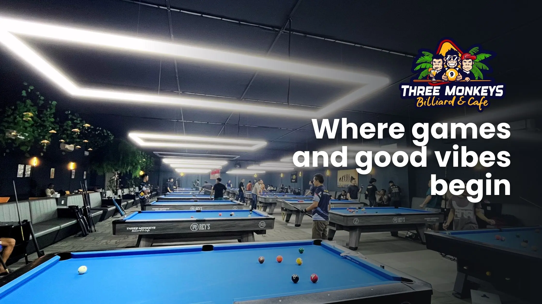 Three Monkeys Billiard Cafe Purbalinnga